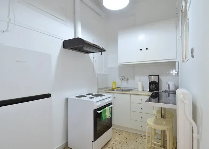 A Cozy Minimal Apartment At Koukaki, Dimitrako...